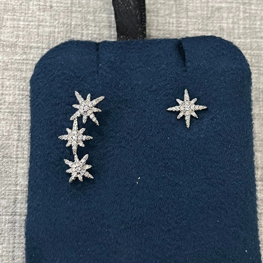 Starburst Asymmetric Earrings